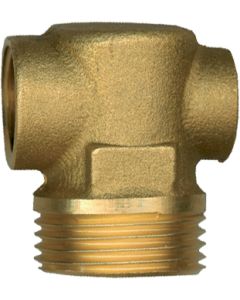 1 Eindstoppen voor verdeler 4/4" MFF - messing