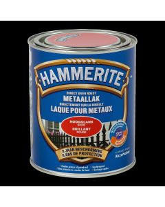 HAMMERITE HOOGGLANSLAK ROOD 0,75 L