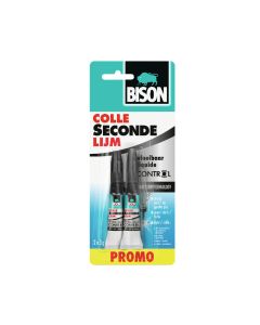 Bison Secondelijm Vloeibaar Kaart 2 x 3 g