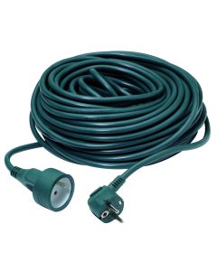 VERLENGSNOER 3G1.5 PVC 30M GROEN