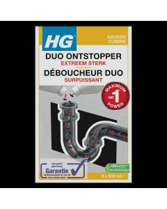HG duo ontstopper extreem sterk 2x 500ml