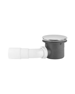 1 Reinigbare Douchesifon met uitneembare afdekplaat 40-50 mm - Abs