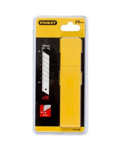 STANLEY Afbreekmesjes 25mm - 10 stuks/dispenser
