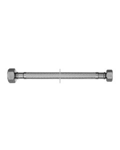 1 Flexibele aansluiting Sanflex 3/8" F x 1/2" F met dichting - 30 cm