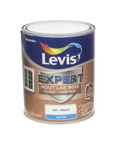 LEVIS EXPERT HOUTLAK BUITEN SATIN WIT 1 L