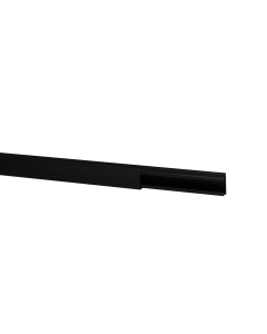 DLP LIJST 20X12.5 ZWART 2.1M