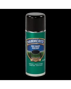 HAMMERITE METAALLAK MAT ZWART 0,4 L