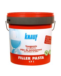 Knauf, Filler Pasta, Gebruiksklaar voeg- en afwerkingsmateriaal, 17 l
