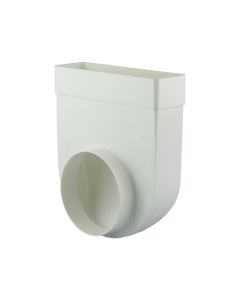 Hoekverb.90° 7017 125 wit
