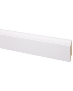 Muurplint MDF gegr. 79x18mm Kwartr 244cm
