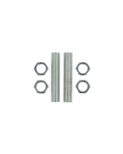 DRAADNIPPEL 50MM 2PC +MOER 4PC