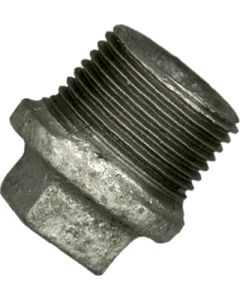 1 Eindstop 1/2" M - verzinkt
