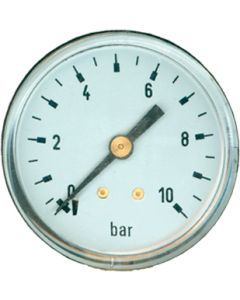 1 Manometer axiaal 52 mm - 1/4" M 0-10 bar