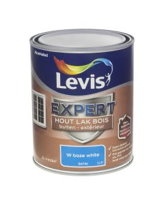 LEVIS EXPERT HOUTLAK BUITEN SATIN MIX WHITE 1 L