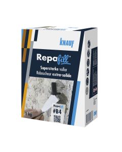 Knauf, Repafill, Supersterke vuller, Product voor het vullen en bevestigen op cement, 1 kg