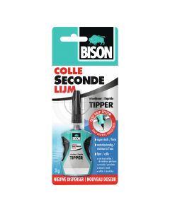 Bison Secondelijm Tipper® Vloeibaar Blister 3 g