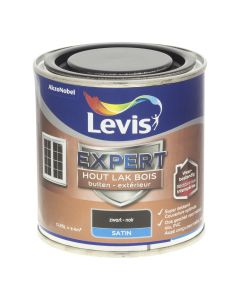 LEVIS EXPERT HOUTLAK BUITEN SATIN ZWART 0,25 L
