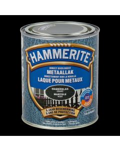 HAMMERITE HAMERSLAGLAK ZWART 0,75 L