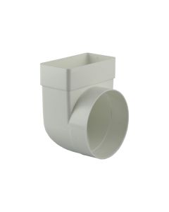 Hoekverb.90° 7017 100 wit