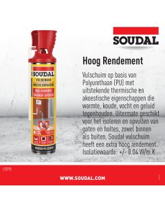 Hoog rendement vulschuim Genius 600ml