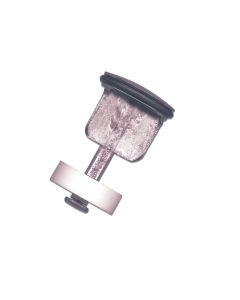 1 Ventielklep voor messing wastafelplug - verchroomd