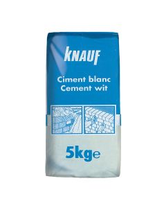 Knauf, Cement wit, Portlandcement voor de bereiding van metselmortels, 5 kg, wit