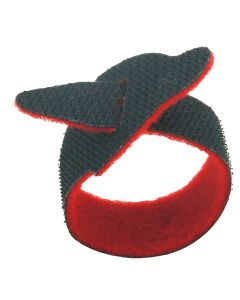 KABELBAND VELCRO 15CM ROOD 10ST
