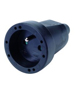 TEGENSTEKKER PVC 2P+A ZW