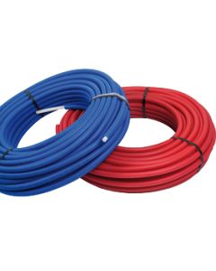 1 Meerlagenbuis met mantel rood (per rol 10 m) - diam. 16 mm