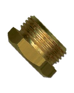 1 Eindstop 1/2" M - messing