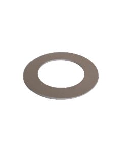 1 Platte flens 5/4 van 64 x 40 x 2 mm - wit