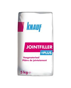 Knauf, Jointfiller PLUS, Voeggips, Wit, 5 kg