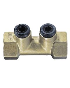 Terugslagklep 3/4" FF - messing
