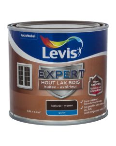 LEVIS EXPERT HOUTLAK BUITEN SATIN KASTANJE 0,5 L