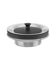 1 Draadkrepien met stop - 6/4" verchroomd