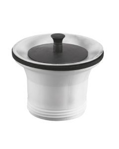 1 Afvoerplug voor spoeltafel - 6/4" kunststof