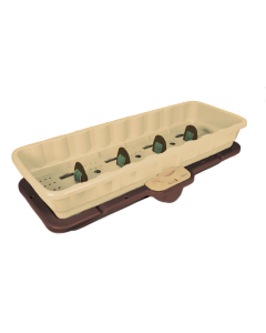 Hozelock aquasolo easyplant 3-in-1. Voor planten, kruiden & groente, afmeting 100 x 40 cm inclusief automatisch bewateringssysteem tot wel 14 dagen