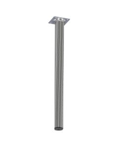 Merkloos Meubelpoot Rond Ø30mmx40cm, chroom