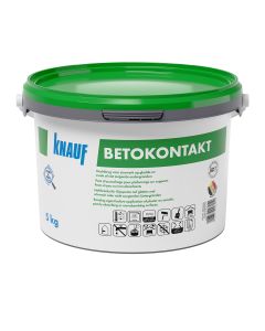 Knauf, Betokontakt, Hechtbrug voor bepleistering op gladde en zwak of niet zuigende ondergronden, 5 kg