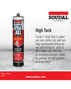 Fix ALL High Tack Zwart 290ml