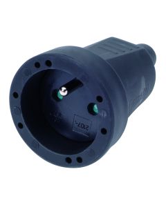 TEGENSTEKKER RUBBER ZWART