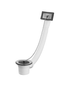 1 Afvoerplug met stop en overloopstel 