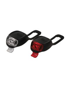 Dresco LED Batterij Verlichtingsset Siliconen Zwart