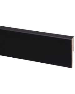 Muurplint 58x12mm blok zwart 240cm