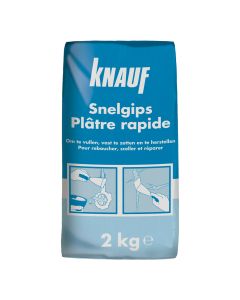 Knauf, Snelgips, Snelgips om te vullen, vast te zetten en te herstellen, 2 kg