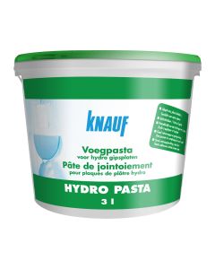 Knauf, Hydro Pasta, voegpasta voor hydro gipsplaten, 3L