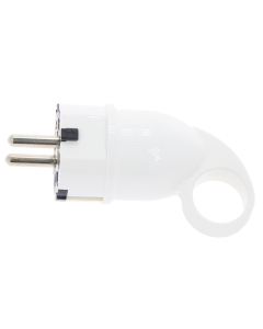 STEKKER PVC OOG 16A WIT