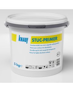 Knauf, Stuc-primer, Primer voor sterk of onregelmatig zuigende ondergronden zoals cellenbeton of kalkzandsteen, bedoeld om verbranding van het gipspleister te voorkomen, 5 kg