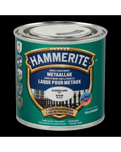 HAMMERITE SATIJNGLANSLAK WIT 0,25 L
