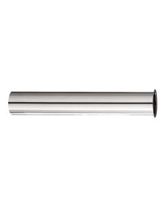 1 Buis met kraag 32 x 300 mm - verchroomde messing